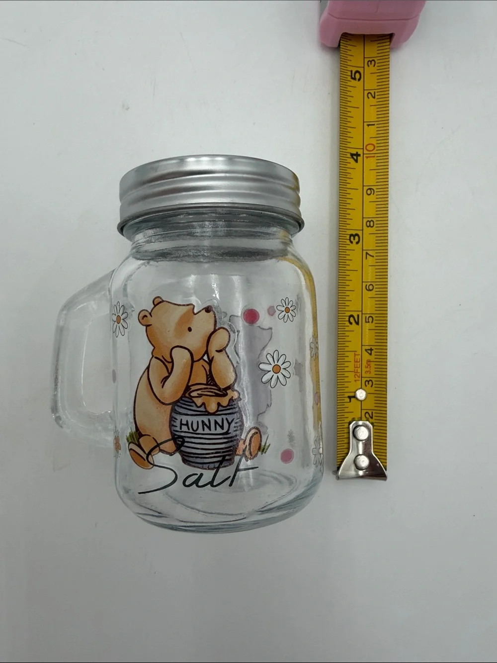 Winnie the Pooh Salt & Pepper Glass Jar Set